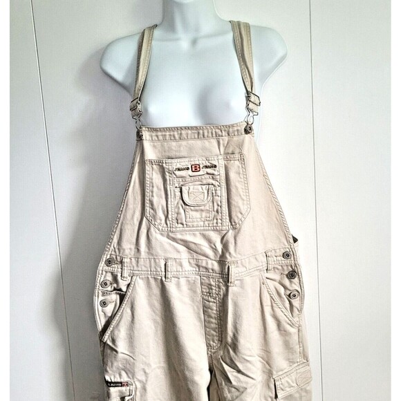 Vintage Cream Overalls XL - Picture 2 of 16